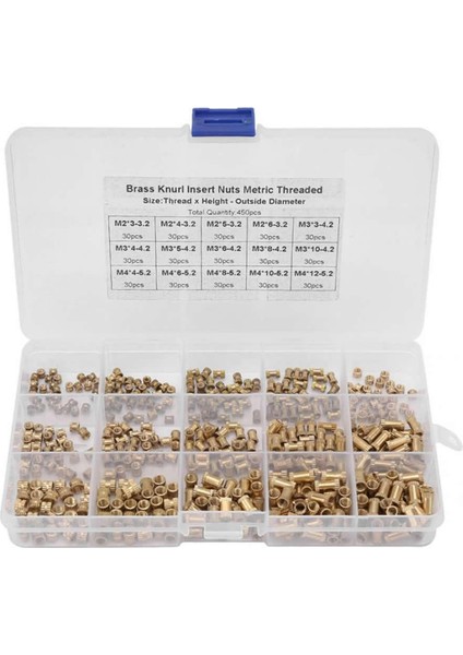 M2 M3 Dişli Ekler Plastik Termoset Pirinç Ekler 3D Baskılı Enjeksiyon Kalıp Pres Ipli Somunlar (Yurt Dışından)