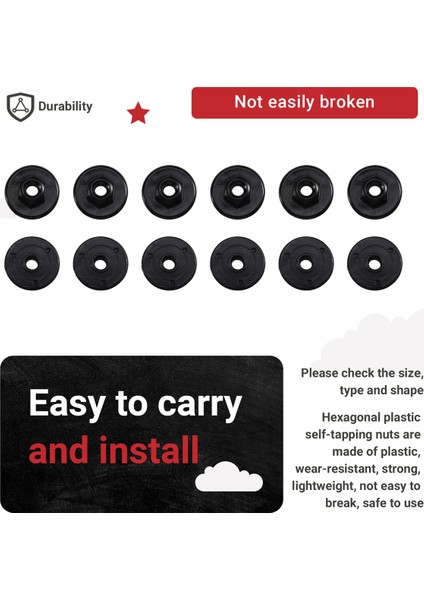 50PCS Araba Şasi Arka Tampon Altıgen Kafa Fıstığı Klipler Dekoratif Fiksatör Fıstığı 07147169847 Bmw Mini Için (Yurt Dışından) indirimleri