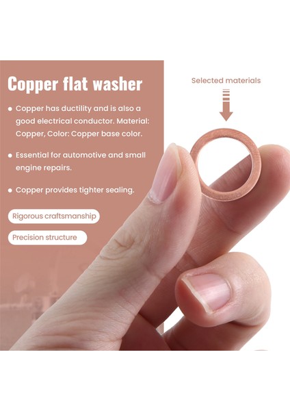 20 Adet 10MM x 14MM x 1mm Bakır Yıkama Conta Ara Ara Contası (Yurt Dışından) indirimleri