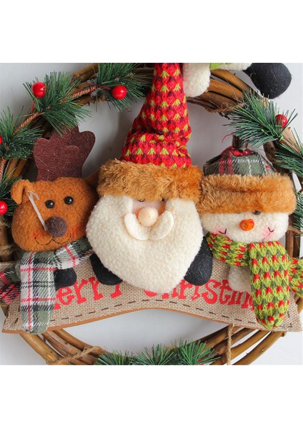 Noel Çelengi, Ön Kapı Için Noel Dekorasyonları, Noel Santa Çelenk, Noel Çelenkleri Noel Çelenk Imzaları (Yurt Dışından) fiyatları