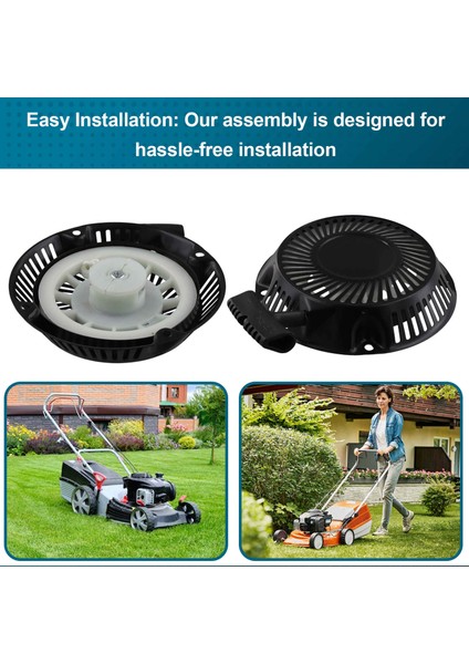 Başlangıç ​​başlangıç ​​geri Çekme Başlangıç ​​1P60 4 Delikli Motor Çim Biçme Makinesi Onarım Motor Parçaları Için Çim Biçme Makinesi Montajı (Yurt Dışından) fırsatları