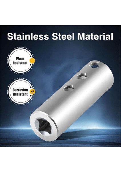 Paslanmaz Çelik Römork Jack Elektrikli Matkap Adaptörü 2pc 1/2inch Soket Adaptörü Bitini Jack Drive Miliyle Uyumlu (Yurt Dışından) fiyatları