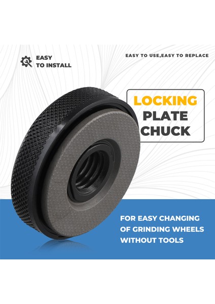 1pcs Hızlı Kelepleme Somun M14 Açı Öğütücü Somun 125 150 180 230 Flanş Somun Aleti Makita Için Güç Değiştirme. (Yurt Dışından) fırsatları