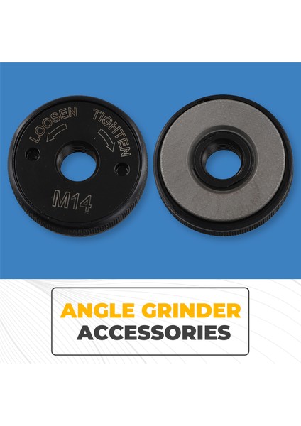 1pcs Hızlı Kelepleme Somun M14 Açı Öğütücü Somun 125 150 180 230 Flanş Somun Aleti Makita Için Güç Değiştirme. (Yurt Dışından) indirimleri