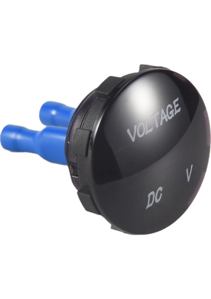 5V-25V Dc Voltmetre LED Dijital Ekran Paneli Monte Yuvarlak Su Geçirmez Araba Motosiklet Araba (Yurt Dışından)