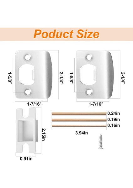 4 Paket Kapı Mandal Strike Plaka Plakası Dönemsiz Çelik Kapı Kilit Strike Plaka Onarım Kitleri Kapı Mandal Restoratör Takviye (Yurt Dışından) modelleri