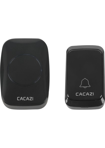 Cacazi Su Geçirmez Kablosuz Kapı Zili Dc Pille Çalışan 300M Uzak LED Yanıp Sönen Hafif Akıllı Ev Kablosuz Kapı Zili (Yurt Dışından)