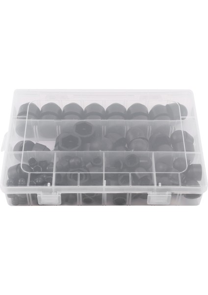 145PCS Hex Somun Kapağı Koruyucu M4-M12 Cıvata Kapak Koruma Kapakları Kapsar Maruz Kalan Altıgen Plastik (Yurt Dışından)