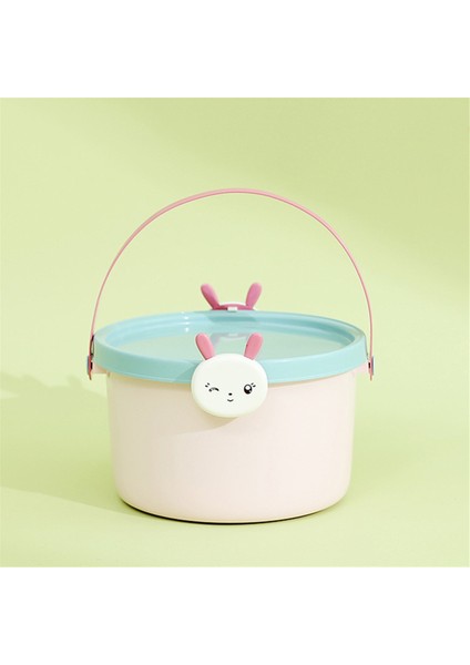 2pcs Oyuncak Kutular Yapı Taşları Organizatör Oyuncak Depolama Kovası Atıştırmalık Kova Çocuk Plastik Kum Oyuncakları Kova Su Kovası, B (Yurt Dışından)