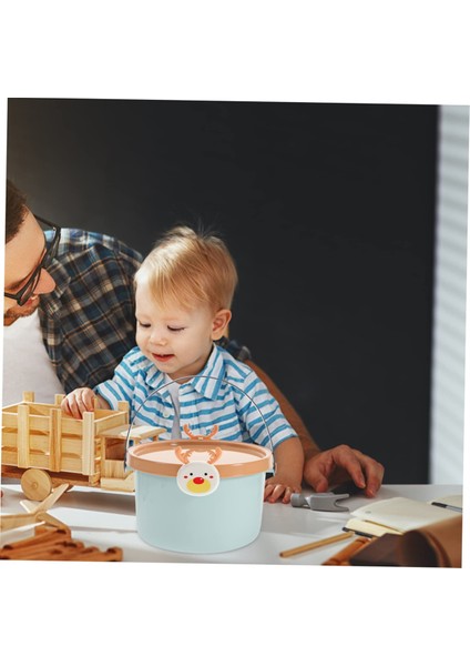 2pcs Oyuncak Kutular Yapı Taşları Organizatör Oyuncak Depolama Kovası Atıştırmalık Kova Çocuk Plastik Kum Oyuncakları Kova Su Kovası, B (Yurt Dışından) fırsatları