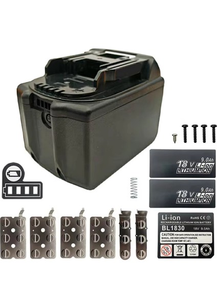 BL1890B Lityum Iyon Pil Plastik Kılıfı 15X18650 Makita Için 18V Li-Ion Pil Paketi Kutusu Üst Alt Kabuk Çıkartma (Yurt Dışından) modelleri