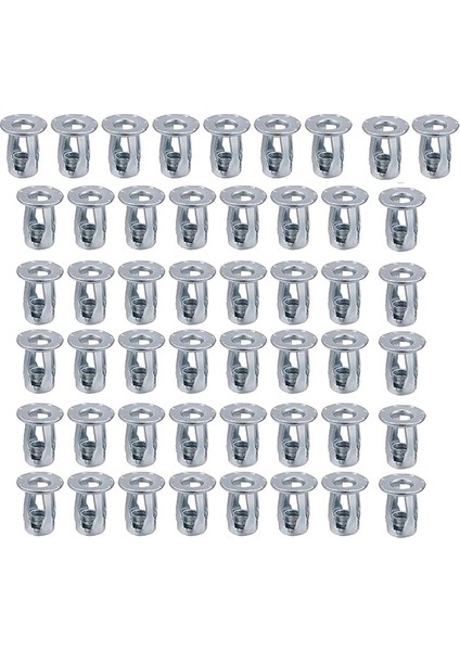 50 Pcs Jack Flanş Kısa Fındık Petal Fındık Genişleme Fındık 4X20 Petal Fındık Içi Boş Duvar Demir Cilt Hattı (Yurt Dışından)