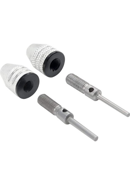 4pcs Drill Chuck Hızlı Değişiklik Adaptörü Mini 3-Çeneli Matkap Kıyma Tornavida Adaptörü Elektrik Matkap Dönüşüm Kilez Seti (Yurt Dışından) fırsatları