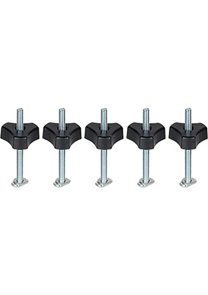5 Paket M8 T Track Bolts Düğüm Kiti 4 Inç T Yuva Cıvataları Yıkacılarla T Track Aksesuarları Ahşap Işleme Jigleri (Yurt Dışından) fiyatları