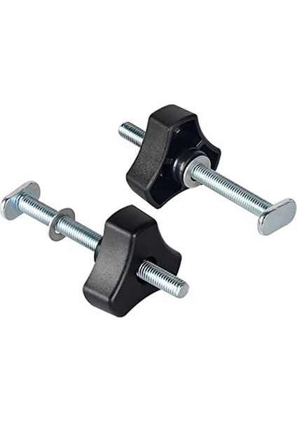 5 Paket M8 T Track Bolts Düğüm Kiti 4 Inç T Yuva Cıvataları Yıkacılarla T Track Aksesuarları Ahşap Işleme Jigleri (Yurt Dışından) indirimleri