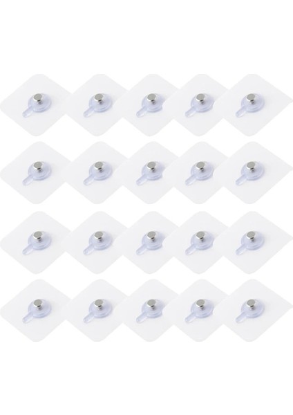 100PCS Yapışkan Tırnaklar Duvar Kancaları Güçlü Poster Vidalı Çıkartmalar Dolap Dolap Raf Mandalları Mutfak Duvar Kanca Askıları (Yurt Dışından)