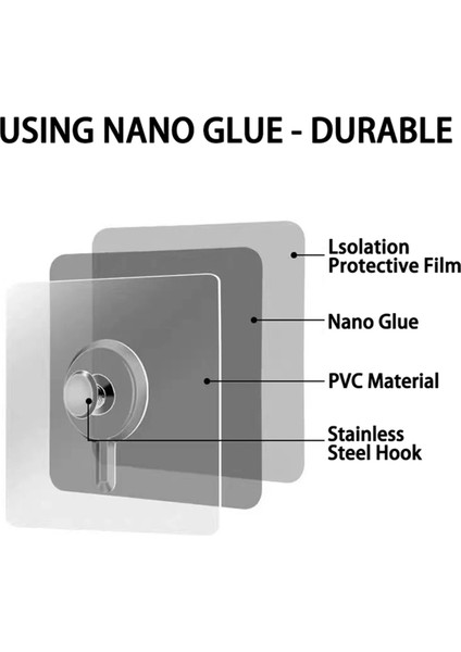 100PCS Yapışkan Tırnaklar Duvar Kancaları Güçlü Poster Vidalı Çıkartmalar Dolap Dolap Raf Mandalları Mutfak Duvar Kanca Askıları (Yurt Dışından) modelleri