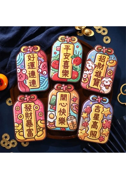 36PCS Çin Tarzı Ejderha Yılı Kırmızı Zarflar Şans Para Çantası Bahar Festivali Kırmızı Paket Kutsama Paketi (Yurt Dışından) modelleri