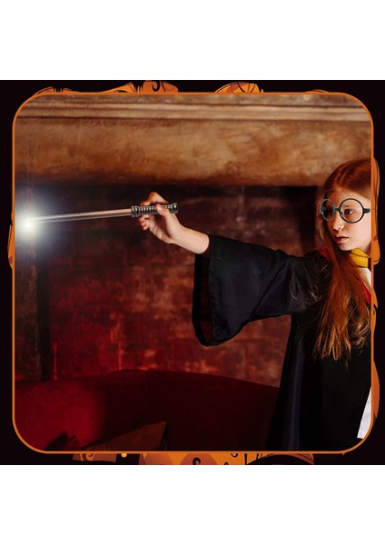 24PREEP Cadı Süpürge Kalem Asa Kalemleri Dövme Çıkartmaları Gözlükleri Yuvarlak Çerçeveli Doğum Günü Teması Parti Için Lensler Yok (Yurt Dışından) fırsatları