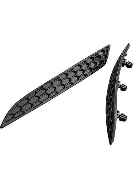 2pcs Replacemet Modifiye Parlak Petek Kuyruk Arka Sisli Light Lamba Kapak Trim Golf Golf 7.5 Mk7.5 (Yurt Dışından)