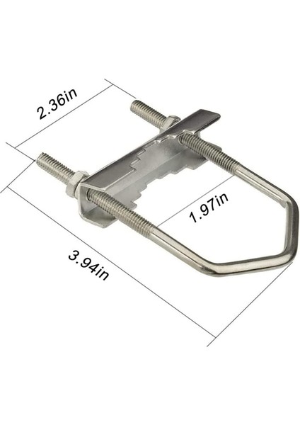 Yagi Wifi Anten Mast Çapraz Braket Kiti U-Cıvata Kelepçesi Montaj Donanımı Dış Mekan Wifi Anten, Lora Anten Için (Yurt Dışından) fırsatları