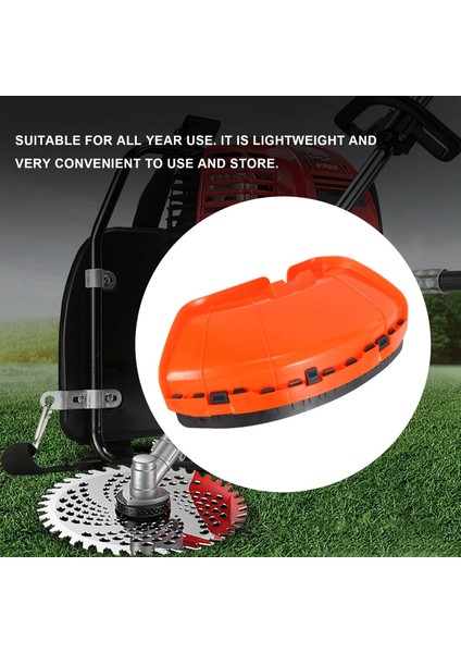 Evrensel Fırça Kesici Kalkan Çim Biçme Makinesi Koruma Hafif Plastik Çim Düzeltici Bıçak Koruyucu Kapak 26MM/28MM (Yurt Dışından) fırsatları