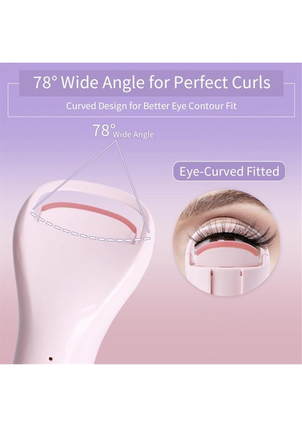 Isıtmalı Kirpik Kıçları, Çift Arc Tasarımlı Şarj Edilebilir Elektrikli Elektrikli Kirpik Külük 3 Ayarlanabilir Sıcaklık Güvenli A (Yurt Dışından) modelleri