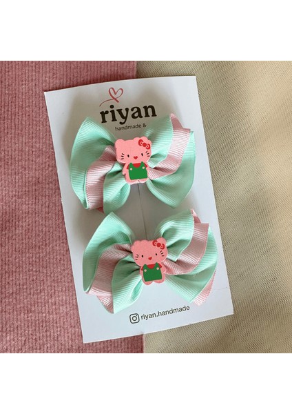 Pembe Mint Karakterli Fiyonk Toka fırsatları