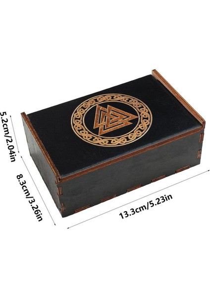 Tarot Kart Kasası Vintage Ahşap Biblo Kutusu Mücevher Kutusu Küçük Ahşap Vintage Çok Işlevli Kutu Tarot Kartı Aksesuarı C Için (Yurt Dışından) modelleri