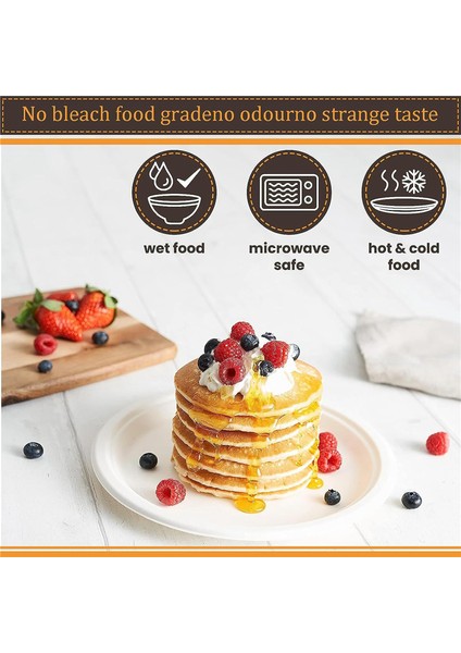 100 Adet Güçlü Tek Kullanımlık Kağıt Kaseler, 350ML Tek Kullanımlık Şeker Kamışı Kağıt Kaseler Kahverengi Süper Sert Biyolojik Olarak Parçalanabilir (Yurt Dışından) modelleri