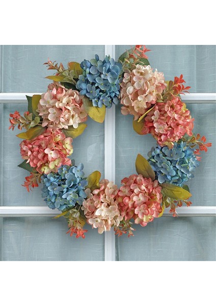 Ön Kapı Için Sonbahar Çelenk, Duvar Penceresi Parti Düğün Dekor Kapalı, Yapay Sonbahar Kapıları Çelenk Için Ortanca Çelenk (Yurt Dışından) indirimleri