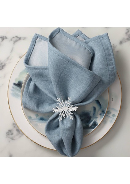 6 Adet Kar Tanesi Peçete Halkaları Noel Tatil Masası Dekorasyonu (Gümüş) Için Noel Kar Tanesi Peçete Tutucu Yüzükleri (Yurt Dışından) fırsatları