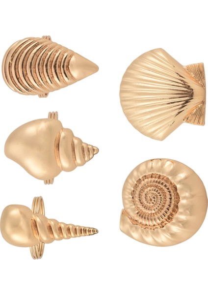 Kıyı Teması Deniz Kabukları Düğün Resepsiyonları, Akşam Yemeği Partileri, Aile Toplantıları, Masa Malzemeleri Için Metal Peçete Yüzükleri (Yurt Dışından) fiyatları