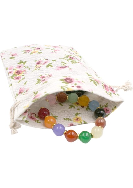 50PCS Çiçek Çuval Bezi Çizim Çantaları, Keten Hediye Çantası Takı Torbaları Noel Düğün Partisi Için Çuvallar, 5.3 x 3,9 Inç (Yurt Dışından) modelleri