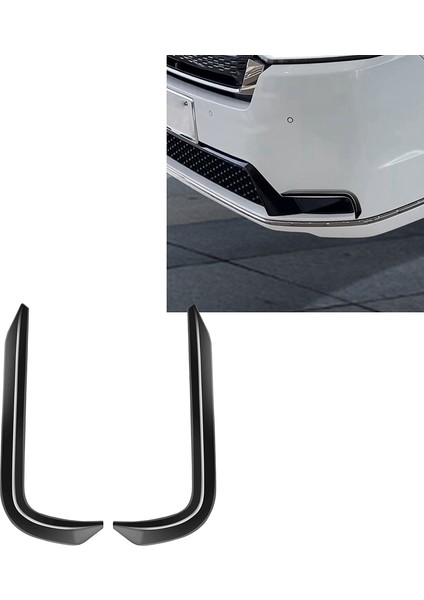 Araba Ön Sis Lambası Kaş Sis Lambası Trim Çerçeve Ön Tampon Ayırıcı Spoiler Honda Için Stepwgn Rp8 Siyah (Yurt Dışından) modelleri