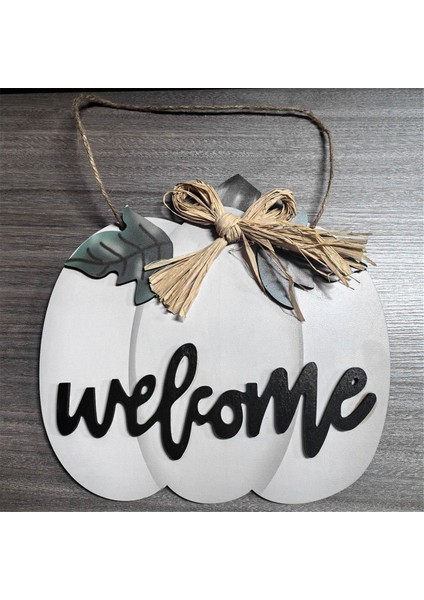 Sonbahar Kabak Kolye Şükran Günü Kabak Kapı Plakası Hasat Sezonu Çelenk Dekorasyon Hoş Geldiniz Tabela Kolye (Yurt Dışından) fiyatları