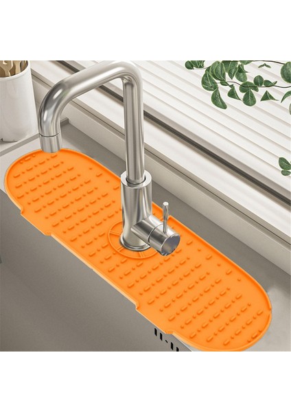 Silikon Musluk Tahliye Ped Ev Mutfak Lavabo Musluk Ped Kalın Tahliye Ped 14X52CM (Yurt Dışından) fiyatları