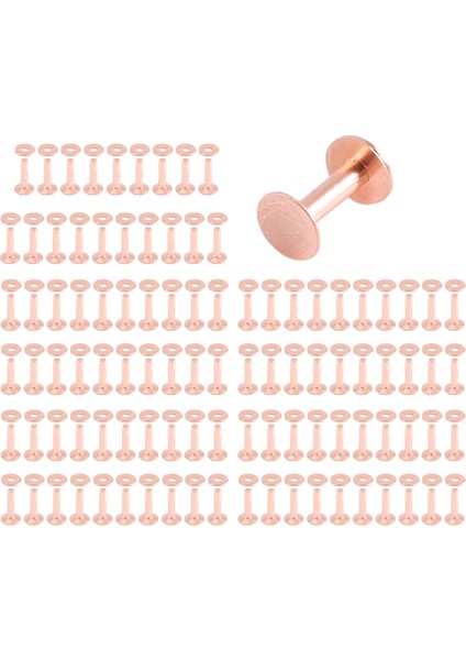 100 Set Bakır Perçin ve Çapak Yıkayıcılar Deri Bakır Perçin Tutturucu Yakalar Deri Diy Zanaat Malzemeleri (Yurt Dışından) modelleri