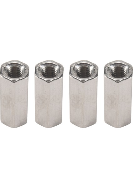 4pcs M6 x 1 Zift 25 mm Uzunluğunda 304 Paslanmaz Çelik Metrik Altıgen Sapı Uzantı Altıgen Somun (Yurt Dışından)