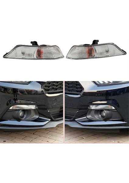 Sol Ön Tampon Sis Lambası Dönüş Sinyali Işıkları Ford Mustang Için Ampullü Köşe Lambası 2015 2016 2017 FR3B-13201-A (Yurt Dışından) modelleri