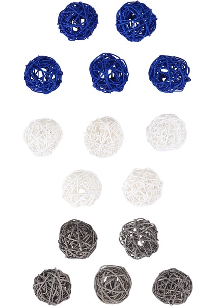 15PCS Rattan Topları Dekoratif Top Küre Vazo Dolgu Maddeleri Masa Dekoru, Tavan Orb Asma Topu Süslemeleri Için (Yurt Dışından) fırsatları