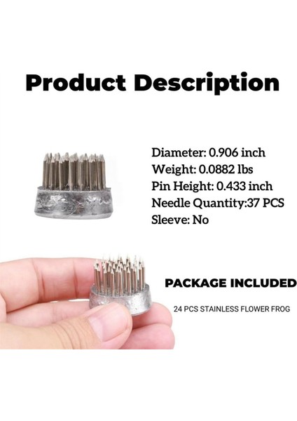 Düzenlemeler Için Çiçek Kurbağaları Tutucu Çiçek Kurbağı Paslanmaz Çelik Pim Kurbağa Sınıf, Ev, Ofis (0,9 Inç 24 Pc) (Yurt Dışından) fırsatları