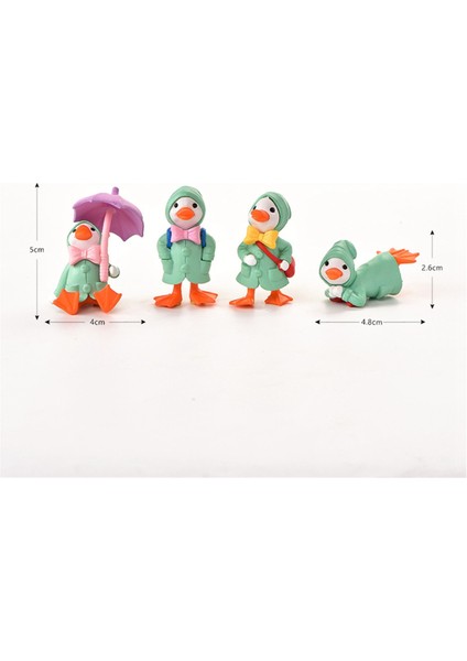 Şemsiye Ördek Heykelcik Mini Peyzaj Süsleme Ev Masaüstü Dekor Minyatür Süs Minyatür Ördek Figürin B (Yurt Dışından) fırsatları