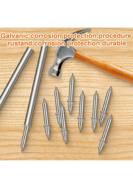 250PCS Süpürme Tahtası Çivileri, Çifte Kafa Süpürme Iplik Dikişsiz Çivi, Tırnaklara Özgü Kılıf Aracı ile Donatılmış (Yurt Dışından) indirimleri