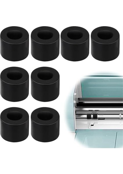 8pcs Kauçuk Silindir Değiştirme Uyumlu Kauçuk Tekerlek Mat Kılavuzu Kricutrepair Aksesuarları Için Kauçuk Silindir, Uzun Yaşam (Yurt Dışından)