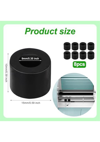 8pcs Kauçuk Silindir Değiştirme Uyumlu Kauçuk Tekerlek Mat Kılavuzu Kricutrepair Aksesuarları Için Kauçuk Silindir, Uzun Yaşam (Yurt Dışından) fiyatları