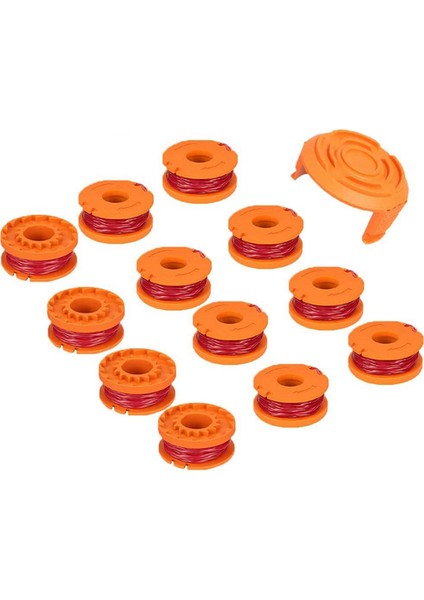 Worx Biçme Makineleri, Çim Biçme Makinesi Yedek Hatları (12 Satır + 1 Kapak) ile Uyumlu Çizgi Makaraları, Edger Hattı Makaraları (Yurt Dışından) fiyatları