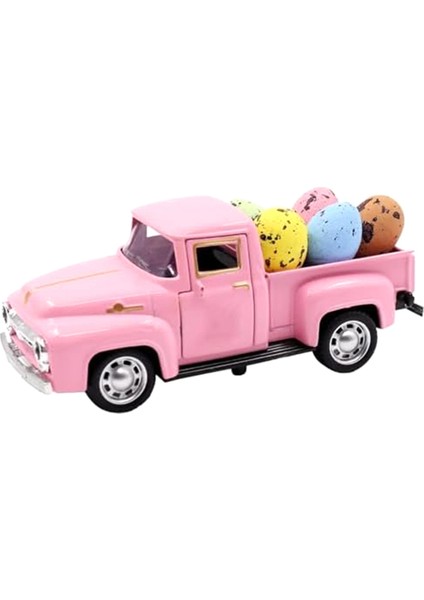 Paskalya Kamyonu Yumurtalar Metal Antika Kamyon Dekor Vintage Farmhouse Kamyon Bahar El Yapımı Paskalya Dekorasyonları (Yurt Dışından)