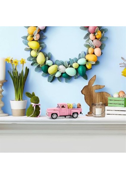 Paskalya Kamyonu Yumurtalar Metal Antika Kamyon Dekor Vintage Farmhouse Kamyon Bahar El Yapımı Paskalya Dekorasyonları (Yurt Dışından) fiyatları