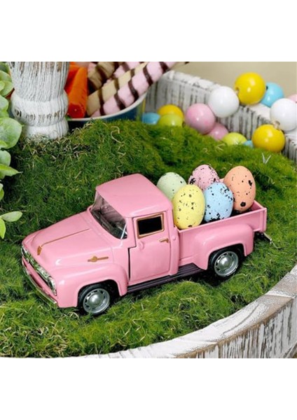 Paskalya Kamyonu Yumurtalar Metal Antika Kamyon Dekor Vintage Farmhouse Kamyon Bahar El Yapımı Paskalya Dekorasyonları (Yurt Dışından) modelleri
